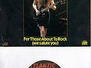 AC/DC  For Those About To Rock / T.N.T. live  rare 45 with PicSleeve from 1982
