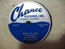 SPANIELS BOUNCE / BABY IT'S YOU GREAT DOO WOP 78 ON CHANCE 1141  MINT MINUS