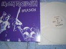 IRON MAIDEN RARE NOW  INVASION RARE JAPAN PROMO LP WHITE WAX  BELGIUM 1980 OOP