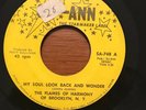 Black Gospel 45 Flames Of Harmony Of Brooklyn-My Soul Look Back & Wonder HEAR