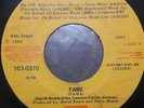 DAVID BOWIE & ROXETTE (FAME )ECUADOR PRESSING RARE 45 RPM IFESA 1990