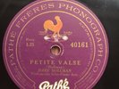 78rpm (80) 1919 - JOSEF HOLLMAN Petite Valse / Gavotte - PATHE 40161 EX