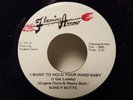 NANCY BUTTS...I WANT TO HOLD YOUR HAND BABY..ON US FLAMING ARROW ISSUE. RARE.