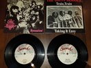 The Count Bishops 2x single lot, train train/take it easy and speedball ex+ rare