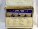 VINTAGE Linguaphone FRENCH Language course on 78 RPM vinyl records in a case