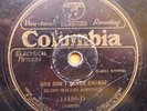 BLIND WILLIE JOHNSON 78 COLUMBIA 14490-D GOD DON'T NEVER CHANGE