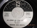 RONNIE AND ROBYN 1967 ORIG. SIDRA WLP  45 7