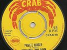? LISTEN 1969 boss reggae killer PRIVATE NUMBER - Ernest Wilson on CRAB 9