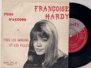FRANCOISE HARDY -J' SUIS D' ACCORD  GREEK 45 + PS SLEEVE VG++ RECORD EX