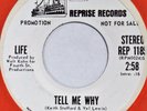 LIFE Tell Me Why REPRISE 45 northern soul Near Mint 7” HEAR mp3