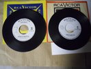 ELVIS-2  WHITE LABEL PROMO 45's-JOSHUA FIT THE BATTLE & THERES ALWAYS ME-ROCK