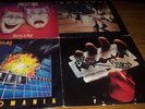 4 Hard Rock LPs.  Motley Crue, Judas Priest, Def Leppard, Bon Jovi + AC/DC