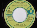 Psych Rock 45 PINK FLOYD Us And Them HARVEST promo HEAR