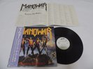 Manowar - Fighting The World Japan Promo Label LP / P-13504