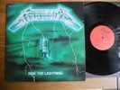 LP METALLICA RIDE THE LIGHTNING GREEN COVER RED LABELS  BERNETT FRECH PRESS 1984