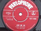 BEATLES LOVE ME DO PARLOPHONE R4949 EXCELLENT CONDITION RARE LABEL VARIATION