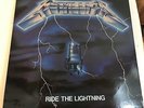 METALLICA-RIDE THE LIGHTNING-RARE ORIGINAL PRESSING-MEGAFORCE-SILVER LABEL-1984