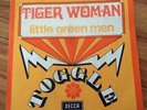 TOGGLE *TIGER WOMAN* EX 1974 UK PSYCH GLAM FRENCH DECCA 45