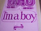THE WHO - I'M A BOY 1966 original retail advertising promotional poster.