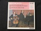 ROSTROPOVICH BEETHOVEN  BOXSET 2 LP PHILIPS HIFI STEREO PLUM ED1 DUTCH