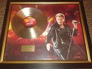 JOHNNY HALLYDAY DISQUE D OR ALLUME LE FEU AU STADE DE FRANCE  AVEC CERTIFICAT