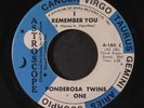PONDEROSA TWINS + ONE: I Remember You / Bound 45 (promo stamp ol, Crossover Swe