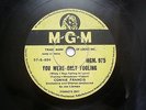 CONNIE FRANCIS you were fooling/who's sorry now INDIA RARE 78 RPM RECORD 10