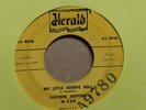 45 RPM Lightnin' Hopkins HERALD 520 My Little Kewpie Doll  BLUES ROCKER   VG