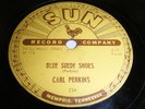 CARL PERKINS 78 Blue Suede Shoes / Honey Don't  1956 Sun 234 ROCKABILLY EX