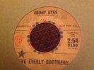 EVERLY BROTHERS Ebony Eyes / Walk Right Back YELLOW WAX Promo w golden sleeve