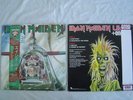 Iron Maiden JAPAN Aces High, Live+ One, Toshiba-EMI 1980 1983 Japanese LABEL OBI