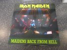 IRON MAIDEN MAIDENS BACKS FROM HELL DBL LP GREEN VINYL NEAR MINT