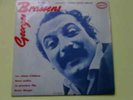 GEORGES BRASSENS Bancs publics EP JAPON  avec insert