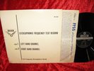 1958 UK NM DECCA SXL 2057 ED1 WBG STEREO STEREOPHONIC FREQUENCY TEST RECORD.  IN