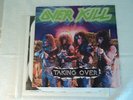 OVERKILL Taking Over LP 1987 Megaforce Records, Inc. VIO-LENCE TESTAMENT HEATHEN
