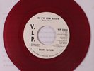 BOBBY TAYLOR: Oh, I've Been Blessed / Same 45 (dj, red wax, pressing bubbles th