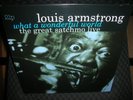 LOUIS ARMSTRONG *Great Satchmo Live What a Wonderful World *NEW RECORD LP VINYL
