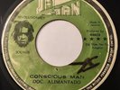 * DR Doc ALIMANTADO Conscious Man/Version JA ROOTS REGGAE RASTA Ja Man 45 Hear