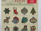 ELVIS PRESLEY-HARD TO FIND WONDERFUL WORLD OF CHRISTMAS WITH RARE STICKER
