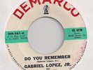 GABRIEL LOPEZ JR. The Preludes  Do You Remember Northern Soul Latin Funk 45 HEAR