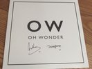 SEALED/SIGNED Oh Wonder Anthony West/Josephine Vander Gucht white vinyl 2 lp