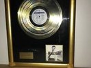 Disque d'or johnny hallyday 