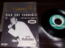 45t sp juke box JOHNNY HALLYDAY 373 080 elle est terrible