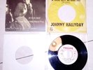 TRÈS BEAU SP JUKE BOX POCHETTE CIBLE JOHNNY HALLYDAY  JE SUIS SEUL+1 PRO 373961