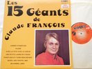 CLAUDE FRANCOIS Les 15 Geants de.. NM- CANADA ORIG 1972 PROMO ABLE LP FRENCH POP