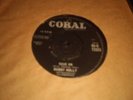 BUDDY HOLLY - RAVE ON - N/MINT ROUND CENTRE CORAL 45