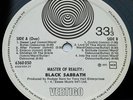 BLACK SABBATH Original Norway 1st Press Vertigo LP - Master of Reality