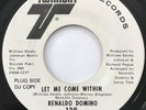 RENALDO DOMINO Let Me Come Within TWINIGHT 45 PROMO RARE FUNK