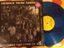 Message From America Comp Blue Vinyl HardCore Punk KBD NYHC Agnostic Front