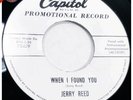 JERRY REED When I Found You / Mr Whiz CAPITOL 1956 rockabilly bopper WLP DJ 45